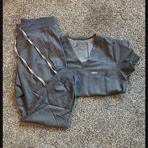 Figs Technical Collection Gray Top